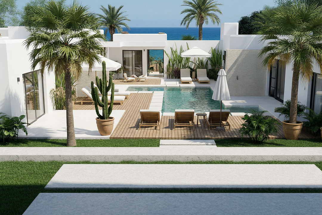 Low-rise boutique villa on Gili Air