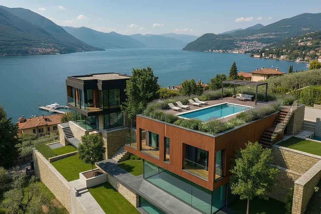 Two Villas on Como Lake, Carate Urio, Italia — esterni (6)