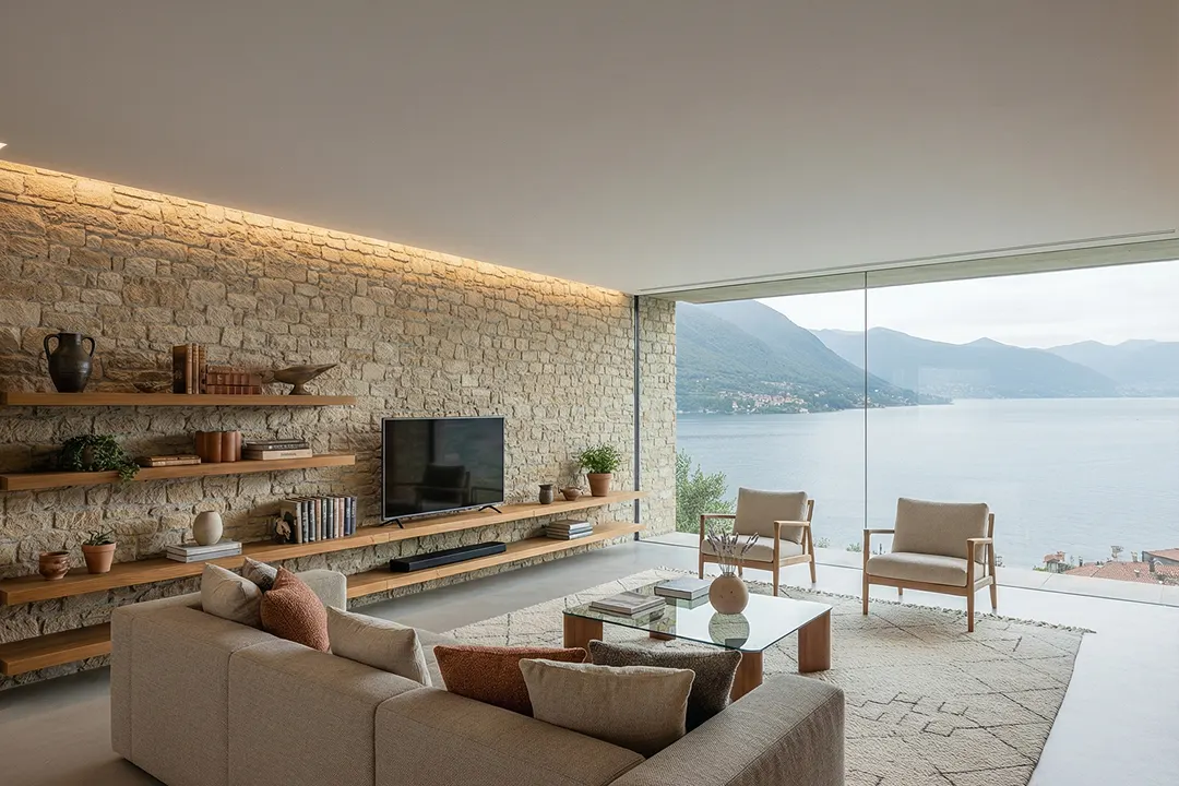 Two Villas on Como Lake, Carate Urio, Italia — interni (1)